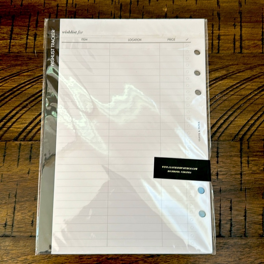Cloth & Paper Planner - Picture 2 of 4